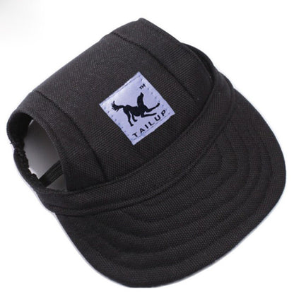 Dog Sun Hat Pet Baseball Cap Adjustable Sunscreen Ear Holes Visor Cap S-XL size!
