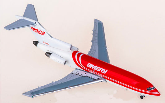 1:400 AeroClassics Emery Boeing 727-100F N357QS Airplane Diecast Plane Model