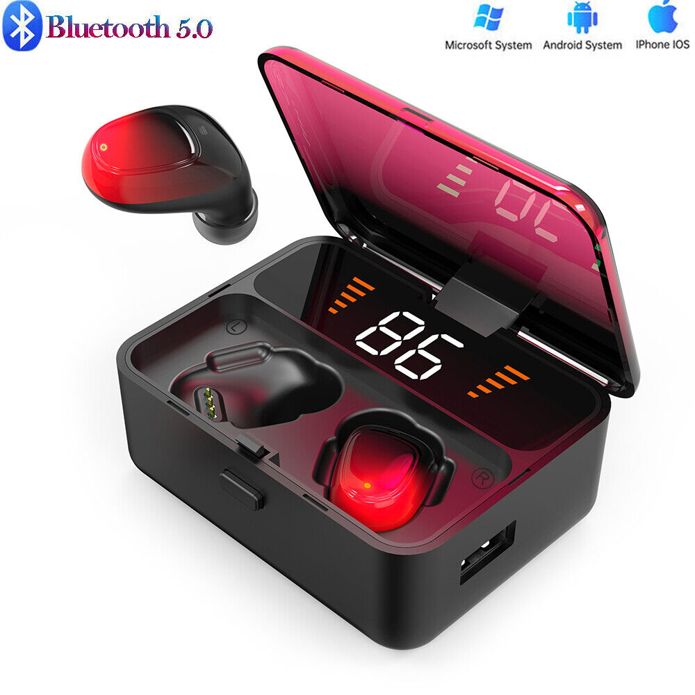 Bluetooth 5.0 Headset TWS Wireless Earphones Mini Earbuds Stereo Headphones 2021