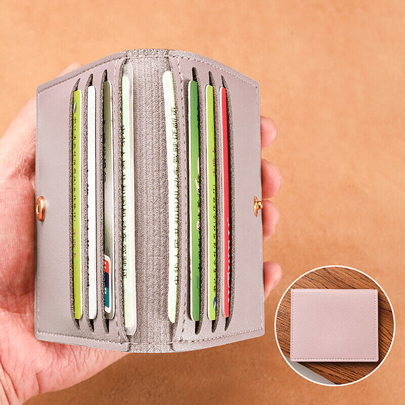 1Pc Card Bag Compact Bank ID Card Case Driver's License Wallet Card Holder