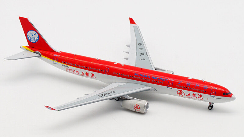 Aviation Sichuan Airlines Airbus A330-300 B5923 Wuliangye 1/400 diecast plane