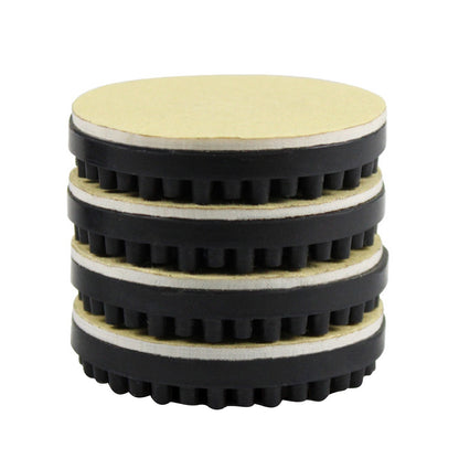 4Pcs Rubber Isolation Stand Feet Pads Turntable Record Player Vibration Reducer