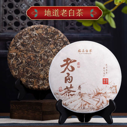 FuDing "Lao Shou Mei" White Organic Tea High Mountain FuJian Bai Cha 350g