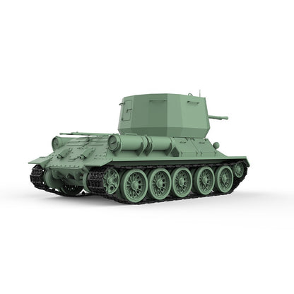 SSMODEL SS87751 1/87 Military Model Parts Soviet T-34 Anti Aircraft Tank