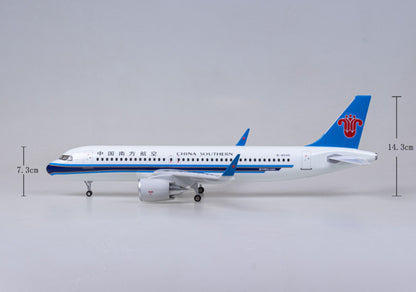 1:80 47CM CHINA SOUTHERN AIRBUS A320neo Plane Landing Gear Resin Aircraft Model