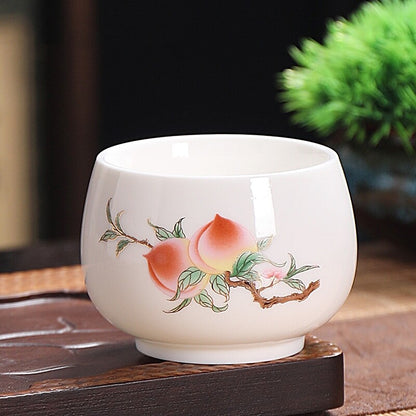 4pcs/lot 120ml Tea Cup Zen Style Chinese Mater Cups Full Handmade Puer Tea Cups