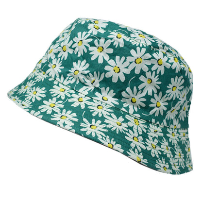 Unisex 100% Cotton Bucket Hat Boonie Hunting Fishing Outdoor Reversible Cap