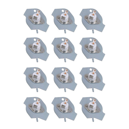 12pcs Thermal Fuse Replacement For Whirlpool For Kenmore Dryers AH334299 Parts