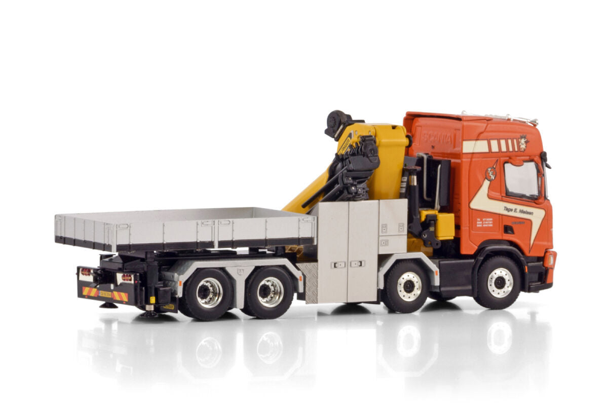 1:50 WSI Nielsen SCANIA R 8X4 Folding Arm Dump Truck Construction Diecast Model