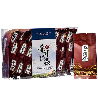 25 Small Bags Shu Puerh Loose Tea Tie Guan Yin Oolong Tea