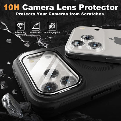 For Iphone 17 Pro Max Case with Stand & Built-In Camera Cover, Magsafe Compatibl