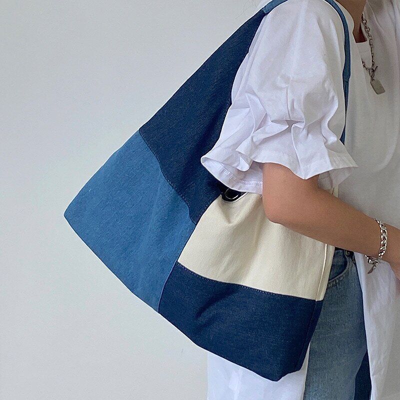 Women Shoulder Bag Female Handbags Big Totes Bags Blue