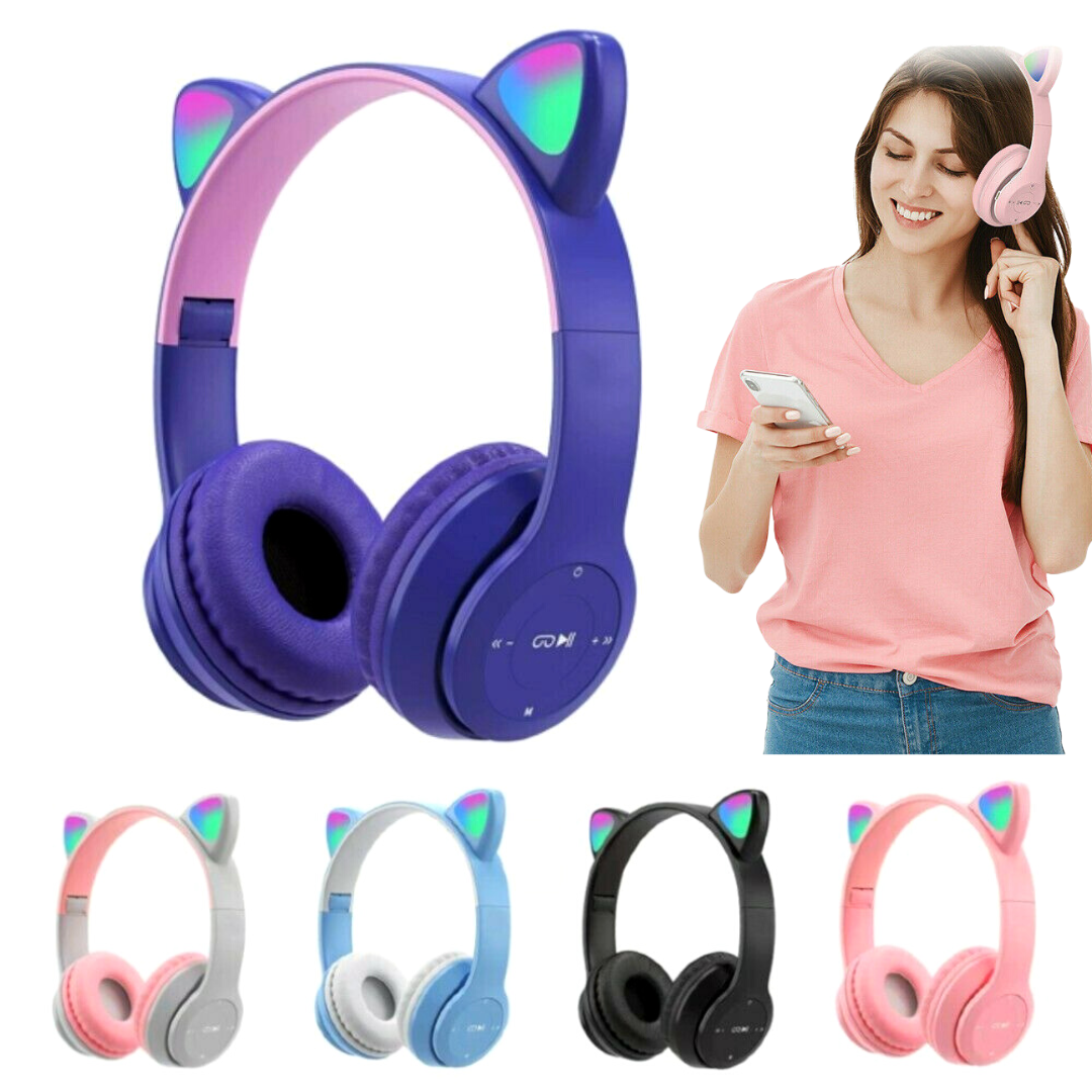 Audifonos inalambricos Bluetooth 5.0 Plegables Auriculares Universal Telefonos