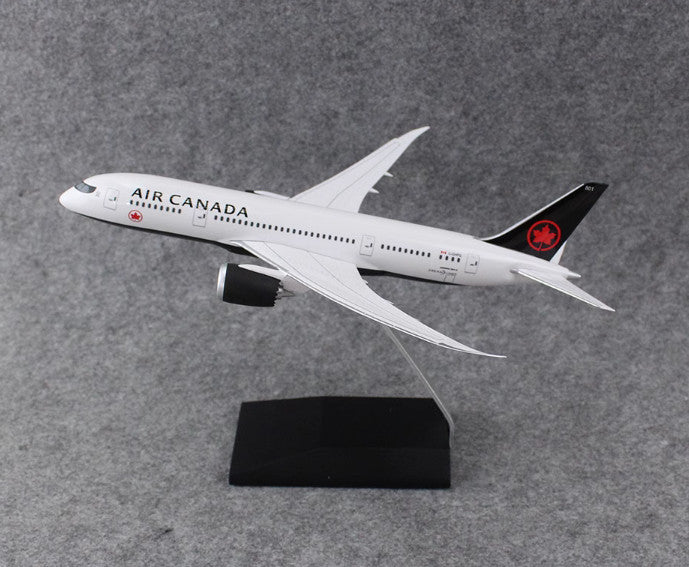 1:200 28CM YRD AIR CANADA BOEING 787-8 Airplane ABS Plastic Aircraft Plane Model
