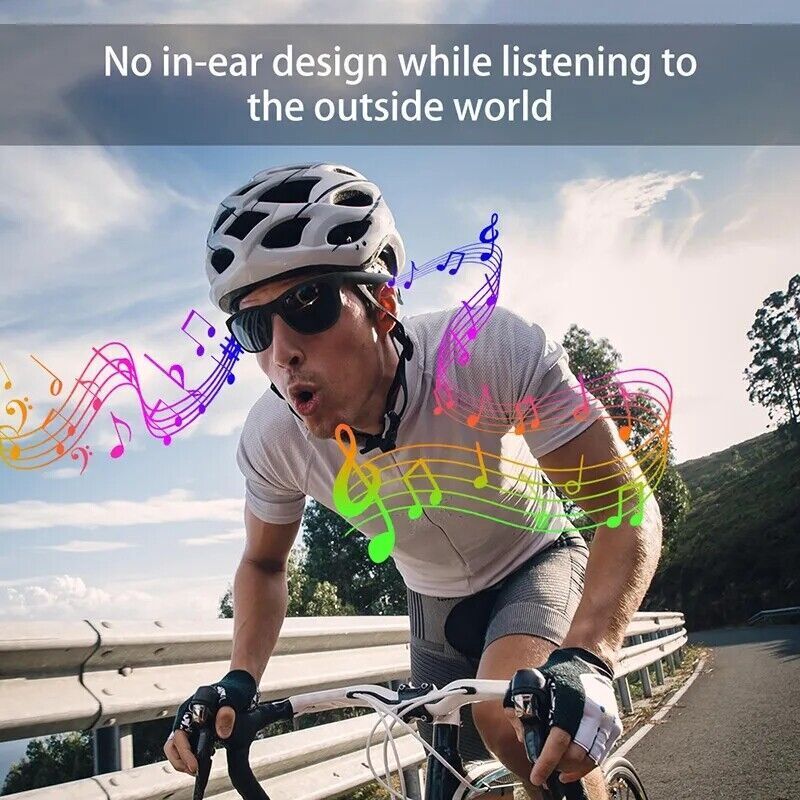 Wireless Bluetooth 5.3 Smart Sports Earphone Sunglasses Stereo Headset Headphone