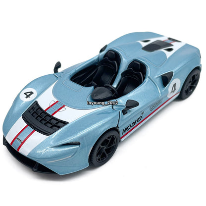 1/36 Scale McLaren Elva Model Toy Car Diecast Toy Vehicle Doors Open Pull Back