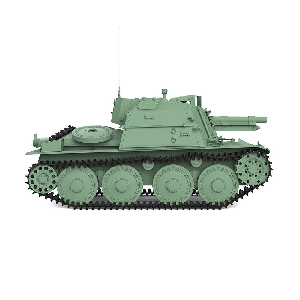 SSMODEL SS35734 1/35 Military Model Kit Sweden SAV m/43 1944 75mm