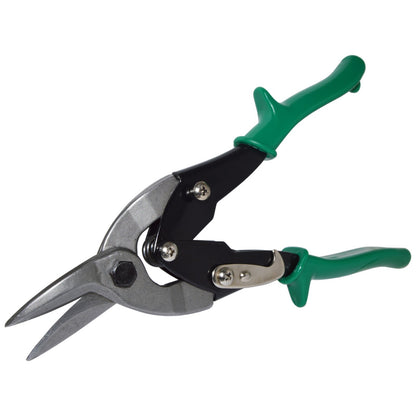 Heavy Duty Straight and Right-Cut Aviation Tin Snips Metal Cutter, 10 Inch