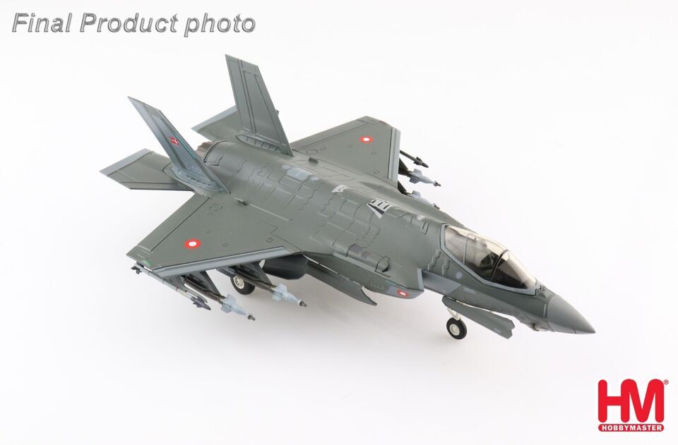 1:72 HM Lockheed F-35A Lightning II Royal Danish Air Force Fighter Diecast Model