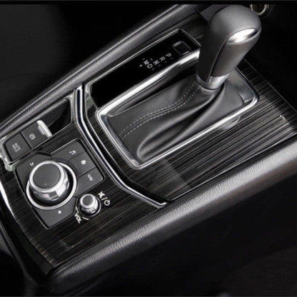 Car Gear Shift Knob Console Panel Frame Cover Trim For Mazda CX-5 CX5 2017 2018