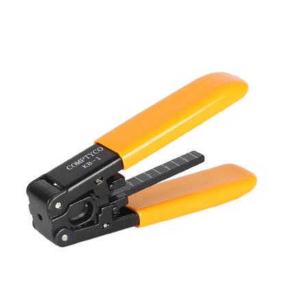 FTTH Cable Stripper Optical Fiber Stripping Pliers 3 Port Metal Wire Stripper