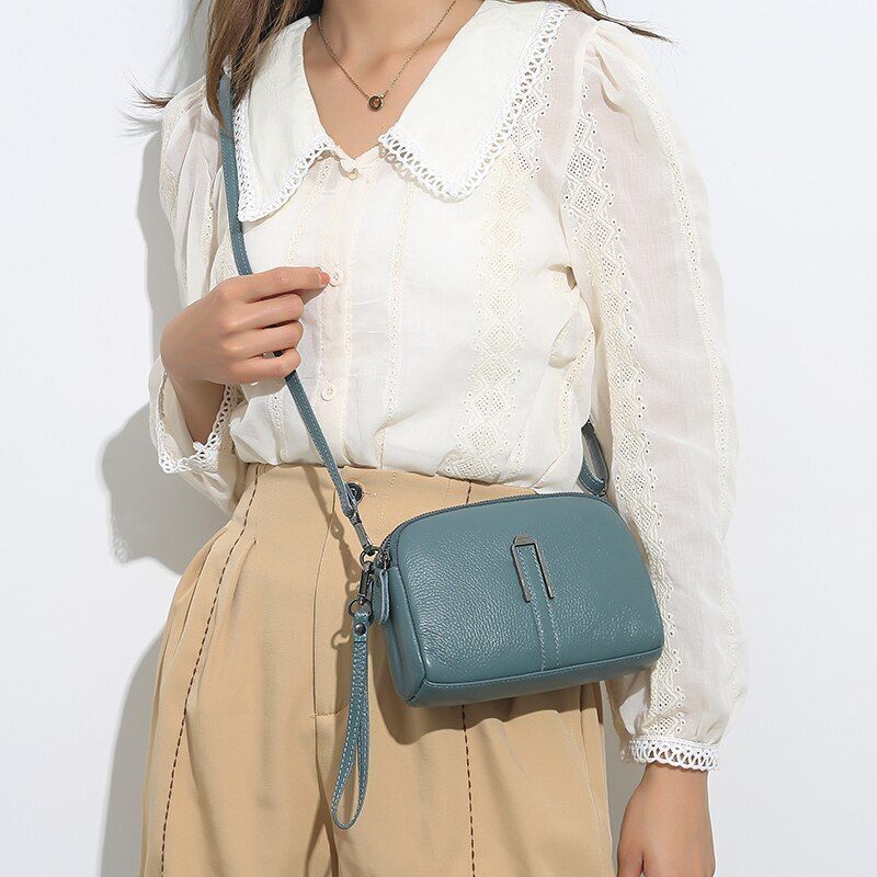 Handbag Trend Classic Mobile Bag Leather Wallet One Shoulder Crossbody Bag 1 PC