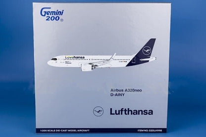 1:200 GeminiJets Lufthansa AIRBUS A320neo Passenger Airplane Diecast Plane Model