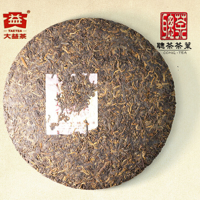 2015 Year TAETEA Pu'er 7672 Dayi Chi Tse Beeng Shu Puerh Cake Ripe Puer Tea 357g