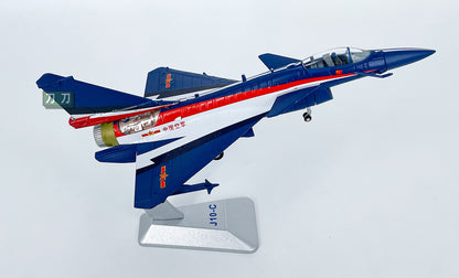 1:100 CHINA AIR FORCE J-10C Fighter Performance Airplane Diecast Military Model