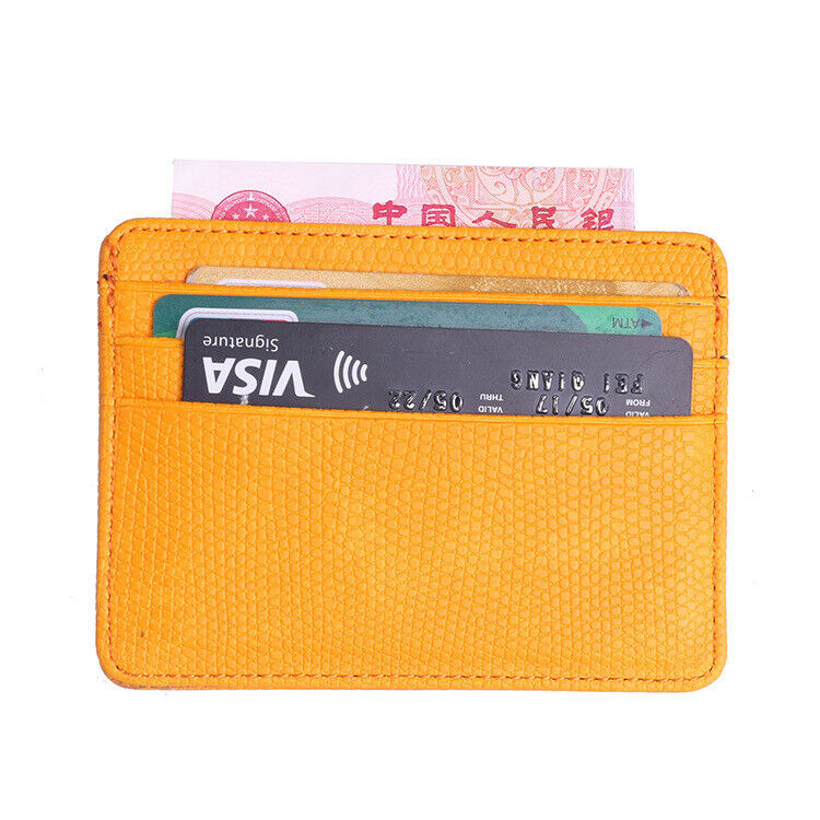 Bank Card Package Passport Cover Bag Coin Case Leather Card Women Men Cardholder