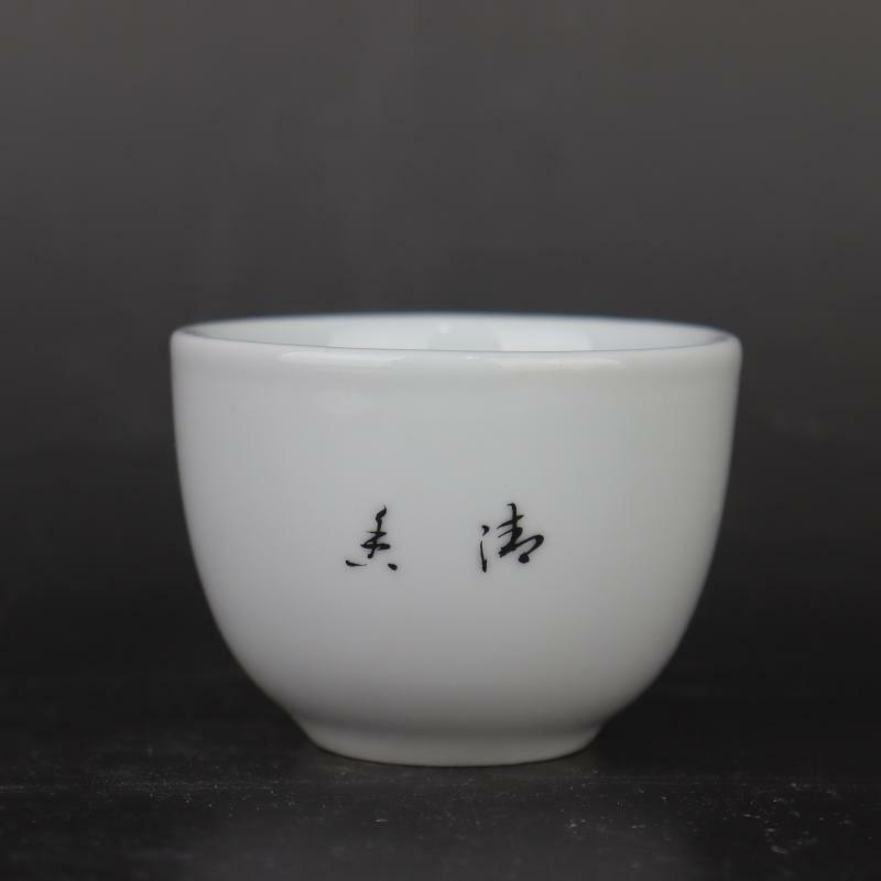 Chinese Famille Rose Porcelain Qing Qianlong Cocks Design Teacup Cup 2.9 inch
