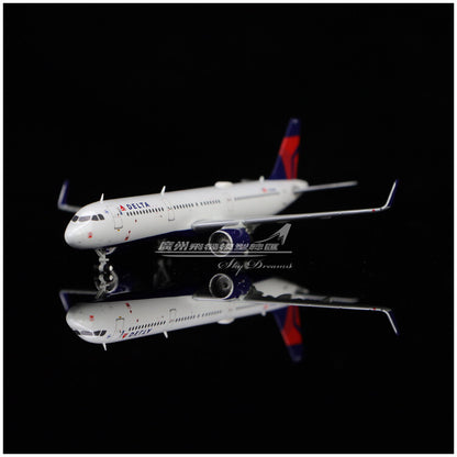 1:400 GeminiJets DELTA AIRBUS A321 Passenger Airplane Diecast Aircraft Model