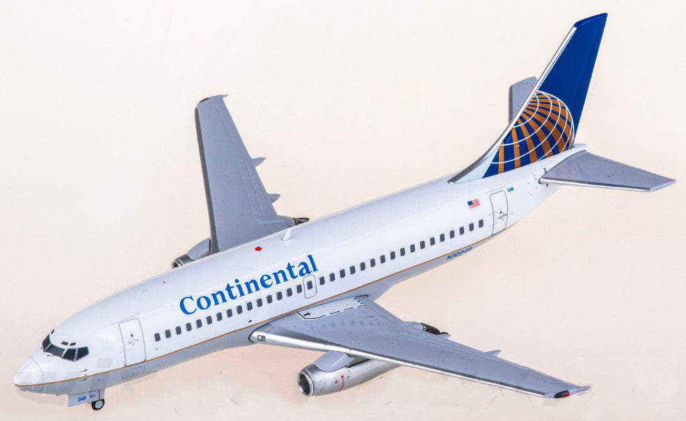 1:200 JC Wings Continental Airlines Boeing 737-200 Passenger Diecast Plane Model