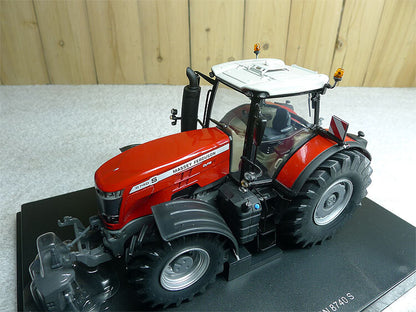 1:32 UH 5293 Massey Ferguson 8740 S Tractor Construct Farm Machine Diecast Model