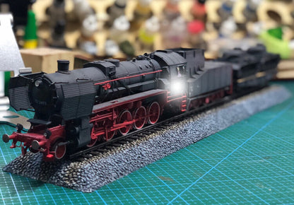 PANZERCORPS 1/72 BR52 German Steam Locomotive War Train Static Finished Model