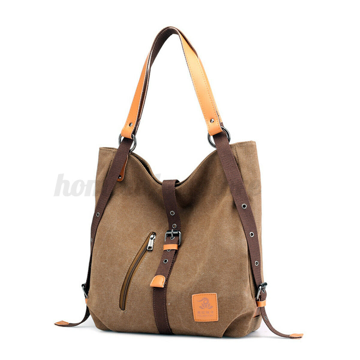 Women Canvas Backpack Shoulder School Bag Messenger Travel Handbag Tote