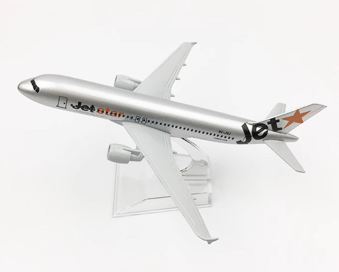 16CM Jetstar AIRBUS A320 Passenger Aircraft Plane Diecast Airplane Model