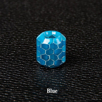 Luminous Resin Snakeskin Knife Pendant EDC Paracord Lanyard Keychain Accessories