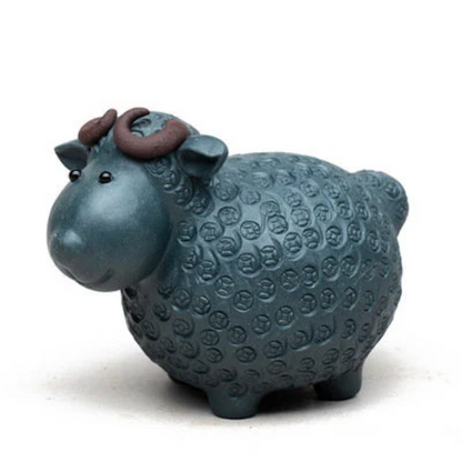 Zisha Tea Pets Money Sheep Purple Clay Tea Accessories