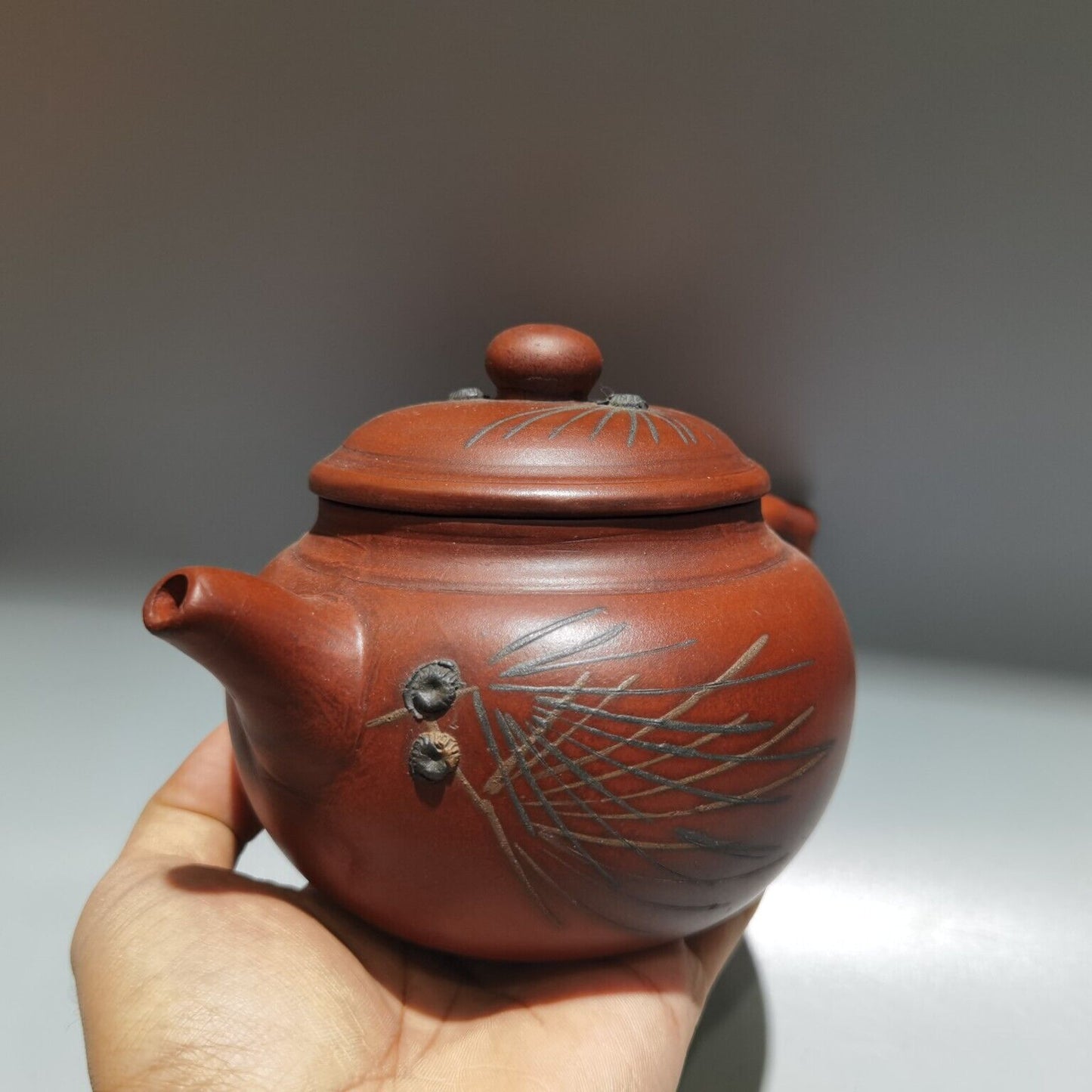 vintage chinese yixing purple clay teapot zisha ceremony nice teaware collection