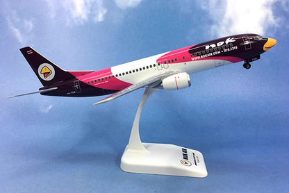 28CM 1:130 Risesoon NOK AIR Boeing 737-400 Passenger Airplane ABS Plastic Model