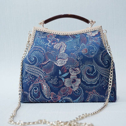 Chain Women Shoulder Crossbody Bag Tote Handbags Purse Vintage Shell Lock Bags