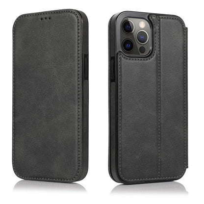 Wallet PU Leather Flip Phone Case for iPhone 17 Plus Pro Max Air/16/15/Samsung