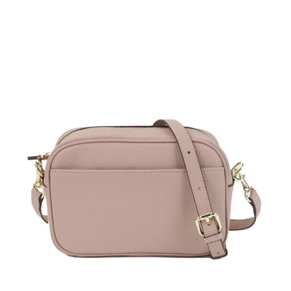 Genuine Leather Pebble Pattern Shoulder Bag Small Square Messenger Bags Purse