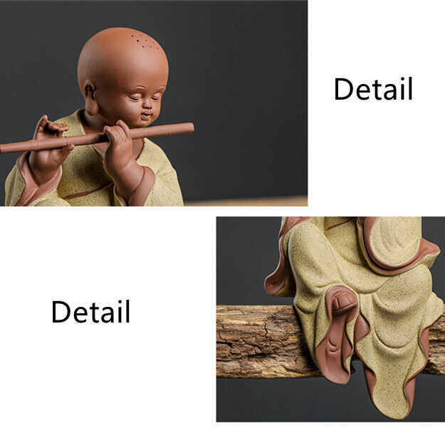 4pcs Creative Artware Tea Pet Home Decoration Yixing Zisha Purple Clay Zen Style