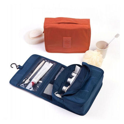 Travel Waterproof Cosmetic Organizer Pouch Hanging Toiletry Bag Makeup Polyester