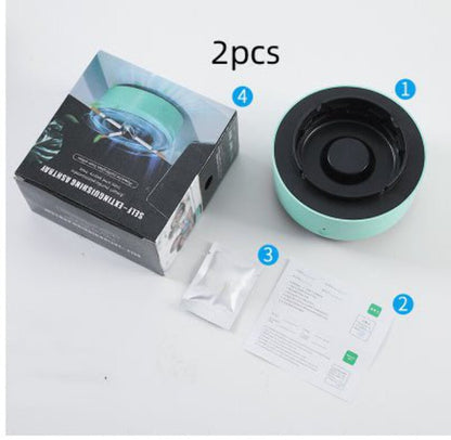 Portable Car Ashtray with Air Purifier – Smokers’ Gadget