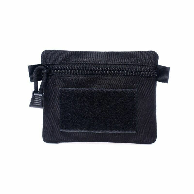 Outdoor Bag Multifunction Key Card Case Coin Purse Outdoor Tactical Zipper Nylon
