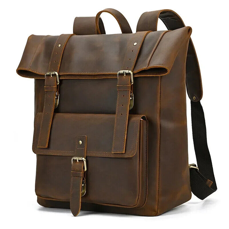 Bags Men's Backpack Backpack Travel Backpack School Bag Men Leather Daypack