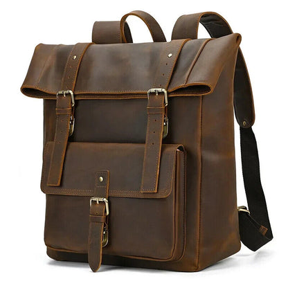 Bags Men's Backpack Backpack Travel Backpack School Bag Men Leather Daypack